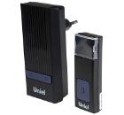 Изображение товара Беспроводной звонок UNIEL UDB-012W-R1T1-32S-150M-BL с радиусом 150 м