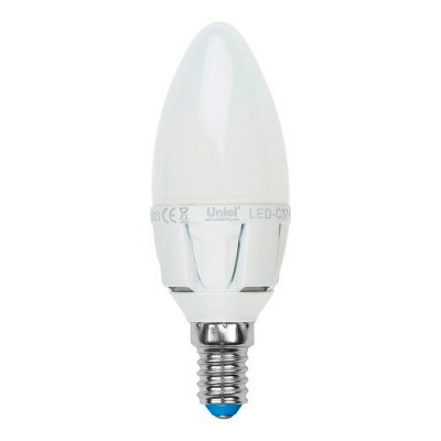 

Лампа светодиодная Uniel Led-c37-6w/ww/e14/fr/dim plp01wh, Led-c37-6w/ww/e14/fr/dim plp01wh