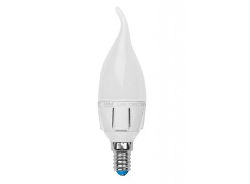   UNIEL LED-CW37-6W/NW/E14/FR/DIM ALP01WH