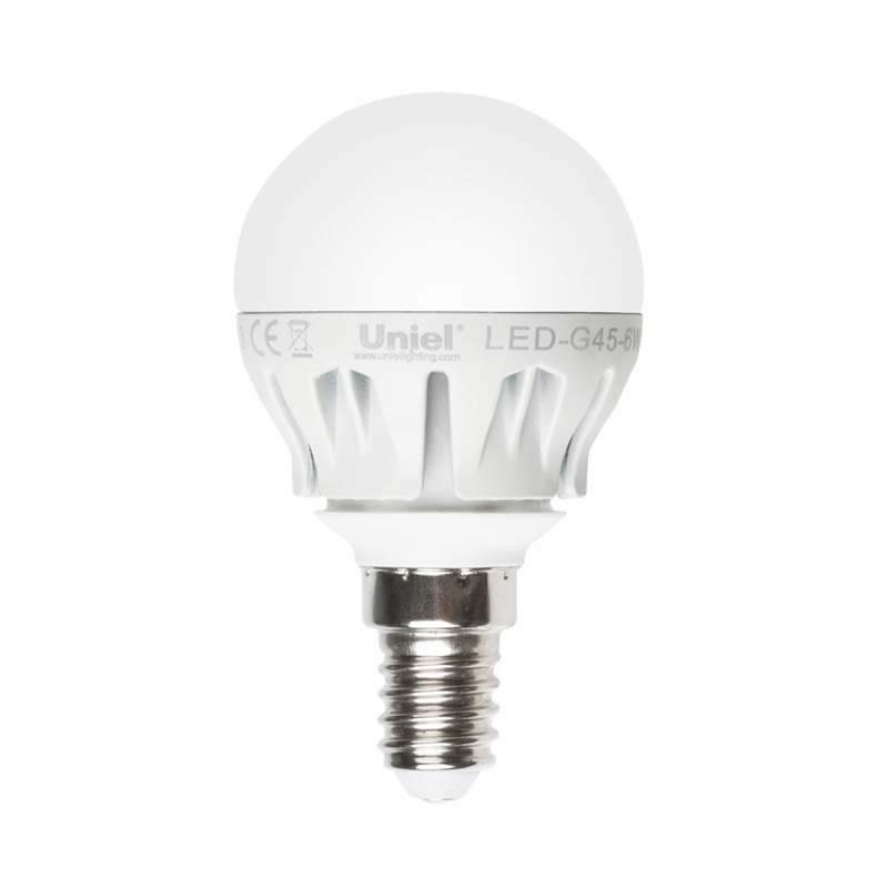 

Лампа светодиодная Uniel Led-g45-6w/nw/e14/fr/dim plp01wh, Led-g45-6w/nw/e14/fr/dim plp01wh