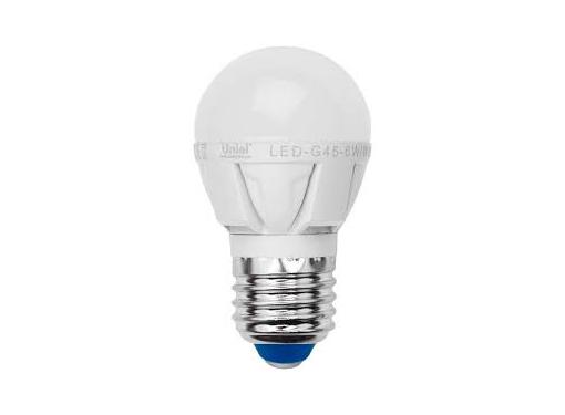   UNIEL LED-G45-6W/NW/E27/FR/DIM PLP01WH