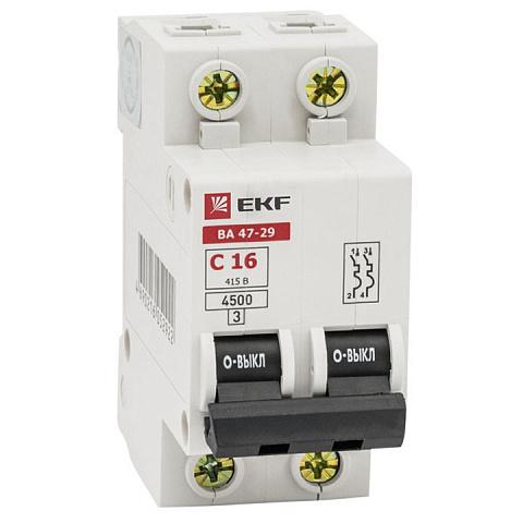 

Выключатель Ekf Mcb4729-2-40c