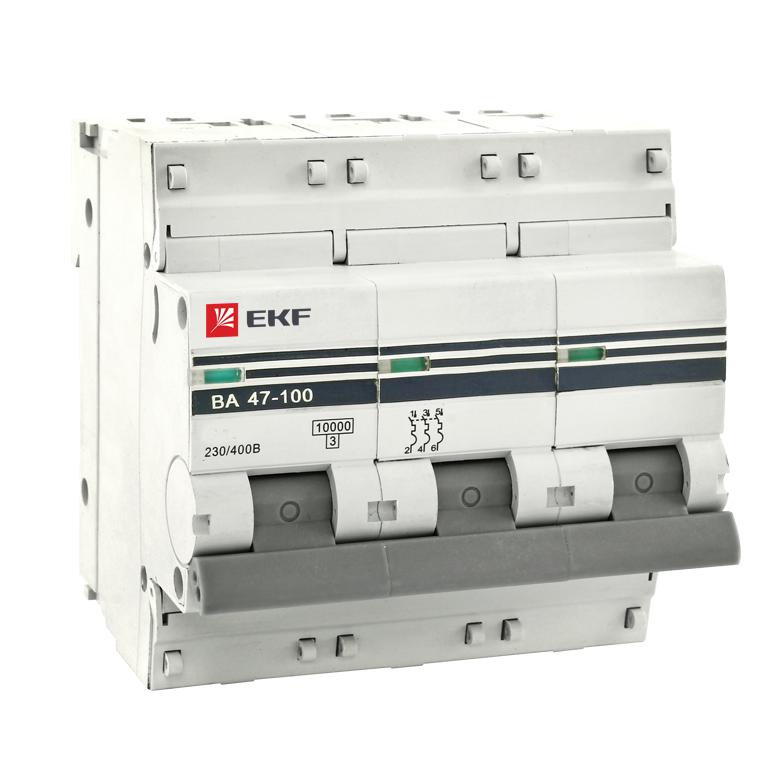 фото Автомат ekf mcb47100-3-63d-pro