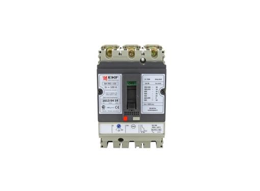 Изображение товара Автомат EKF mccb99C-100-80 3п 100 А монтаж в щиток