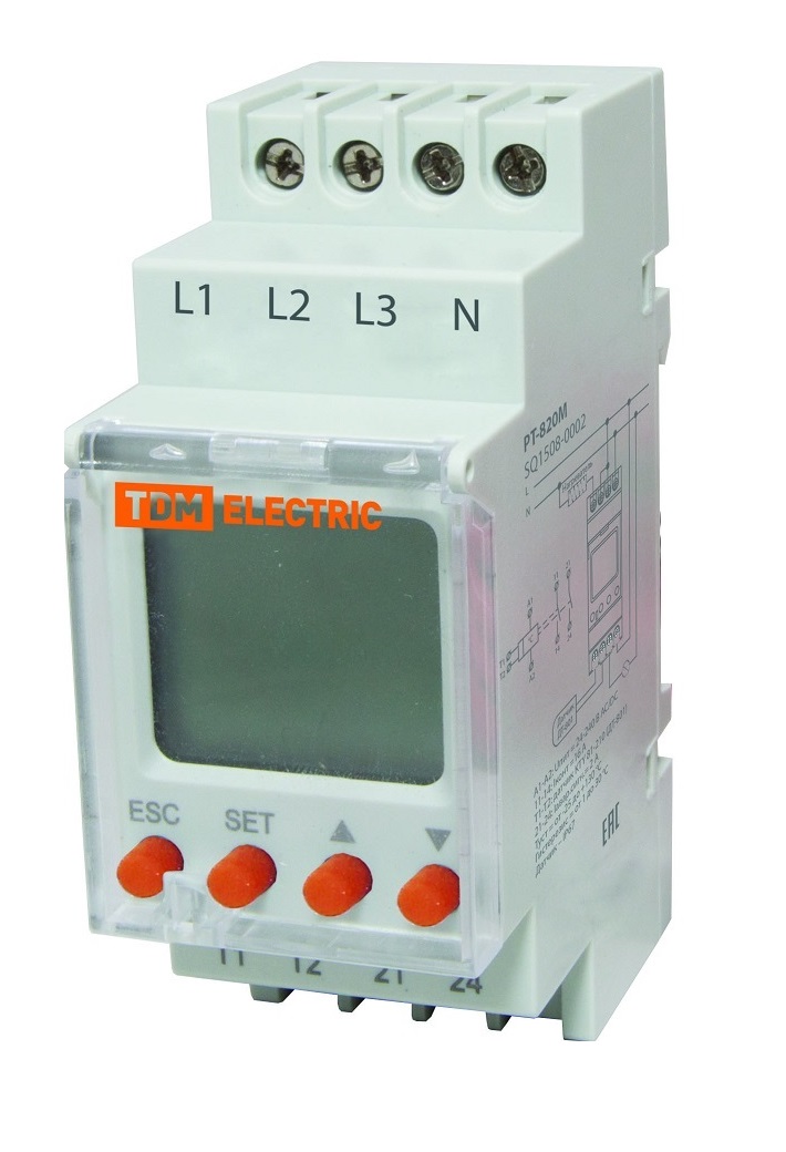 

Реле напряжения Tdm РН 12-3х400/230В