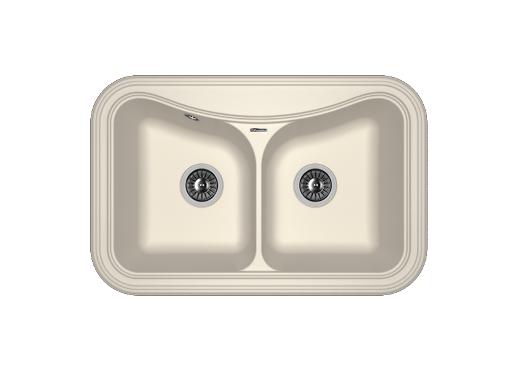 Изображение товара Мойка кухонная FLORENTINA Крит-780 А жасмин из искусственного камня