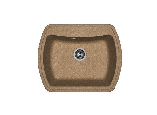 Изображение товара Мойка кухонная FLORENTINA Нире-630 коричневая искусственный камень