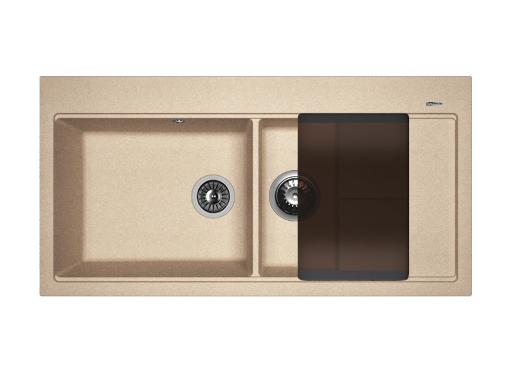 Изображение товара Мойка кухонная FLORENTINA Россана песочный 1000х510 FG