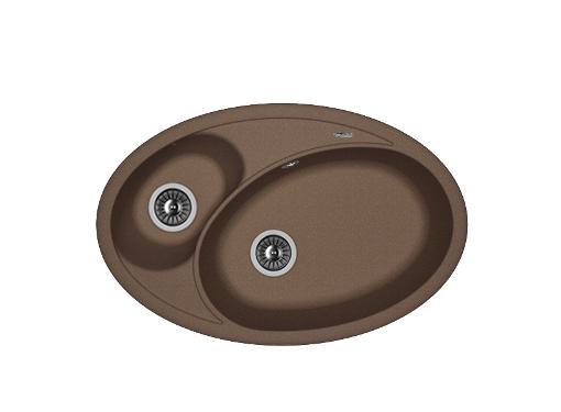 Изображение товара Мойка кухонная FLORENTINA Селена мокко 780х510