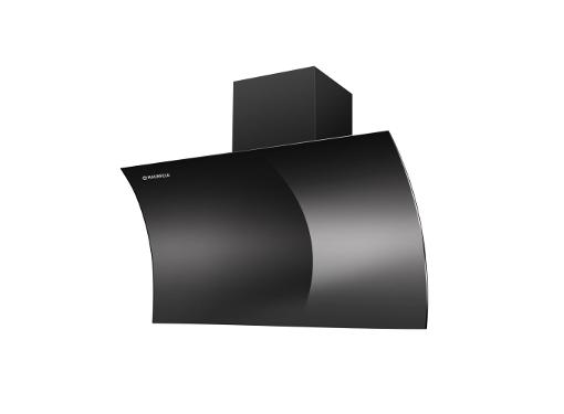 Изображение товара Кухонная вытяжка MAUNFELD BLAST PUSH 90 черное стекло наклонная 1050 м3/ч