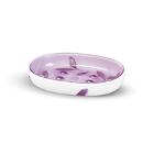 Мыльница акриловая TATKRAFT Immanuel olive violet 12059, фиолетовая