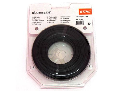Изображение товара Леска для триммеров STIHL 3.3 мм 47 м кресто сечения круг