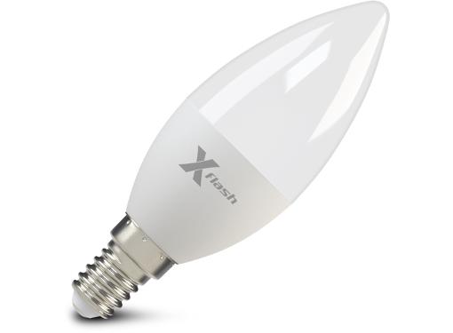 Изображение товара Светодиодная лампа X-FLASH свеча E14 6.5 Вт 2700K