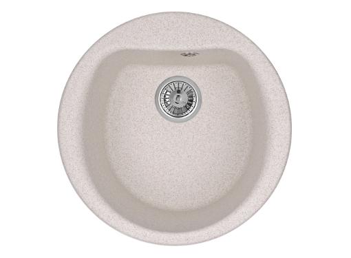 Изображение товара Круглая мойка для кухни GRANULA GR-5101 пирит 500 мм