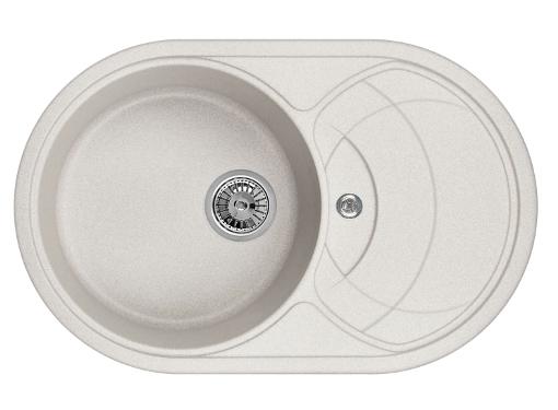 Изображение товара Кухонная мойка GRANULA GR-7801 овальная базальт 775x495 мм