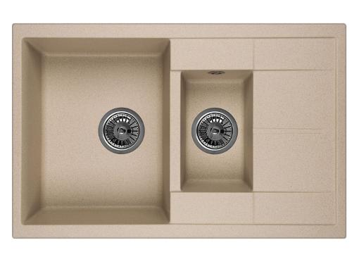 Изображение товара Кухонная мойка GRANULA GR-7802 песок 775*495 мм