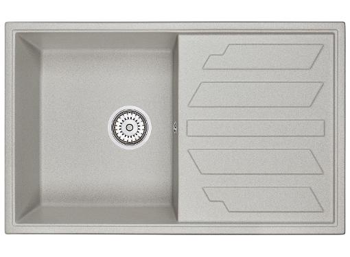 Изображение товара Кухонная мойка GRANULA GR-8002 из кварцевого камня базальт