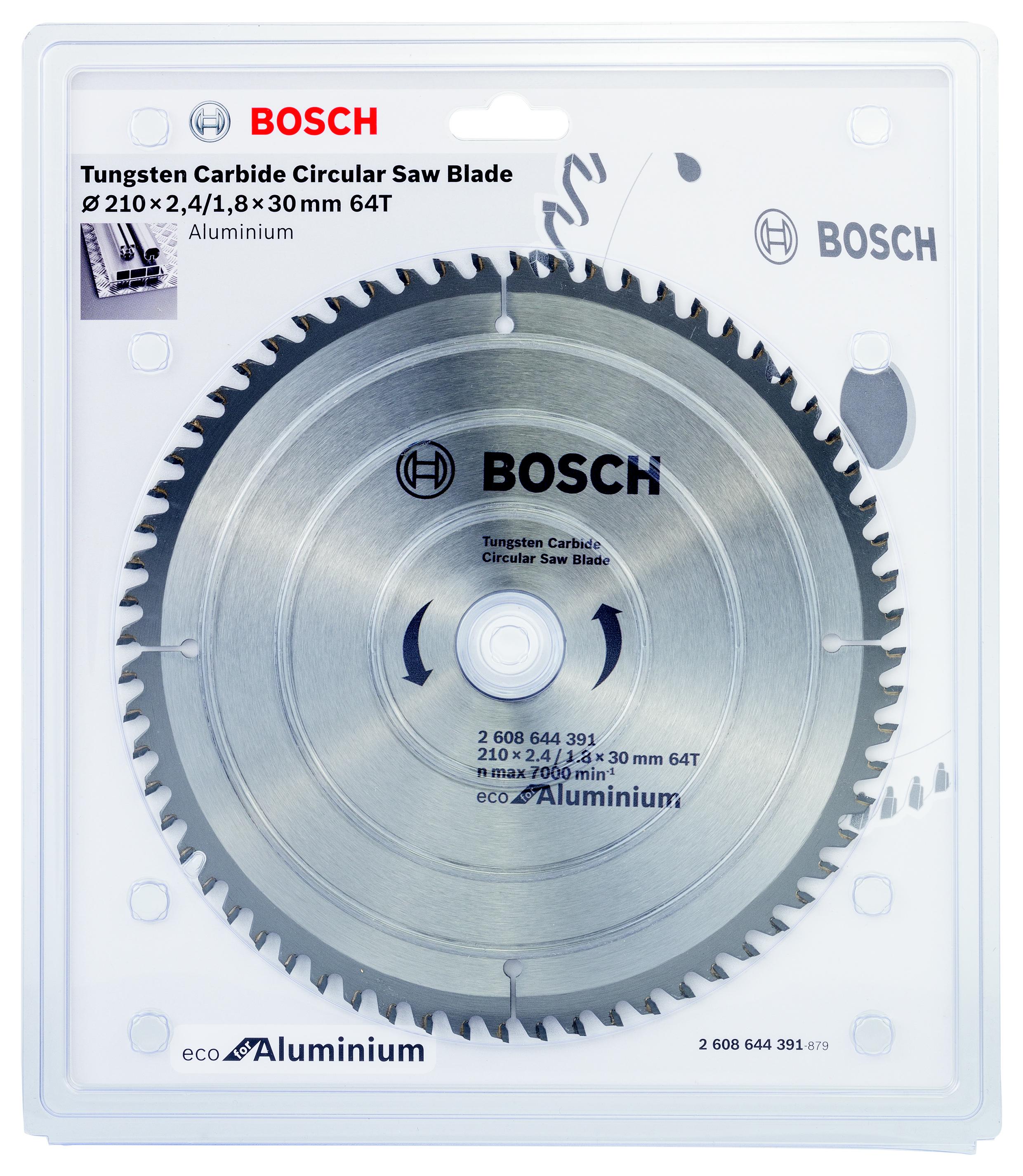 фото Диск пильный твердосплавный bosch ф210х30мм 64зуб. (eco al 2608644391)