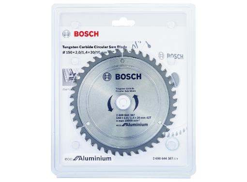 Изображение товара Диск пильный твердосплавный BOSCH ECO AL 150x20-42T для алюминия
