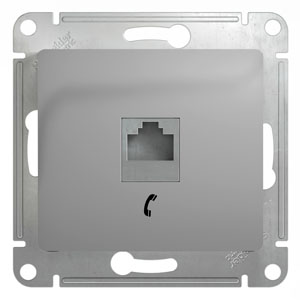 

Розетка Schneider electric Gsl000381t glossa, Алюминий, Gsl000381t glossa