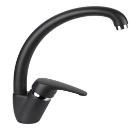 Изображение товара Современный однорычажный смеситель для кухни ITALMIX ECO 0600 Black Metallic