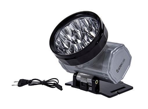 Изображение товара Электрический налобный светодиодный фонарь ULTRAFLASH LED5371 с батареями и сетевым зарядным
