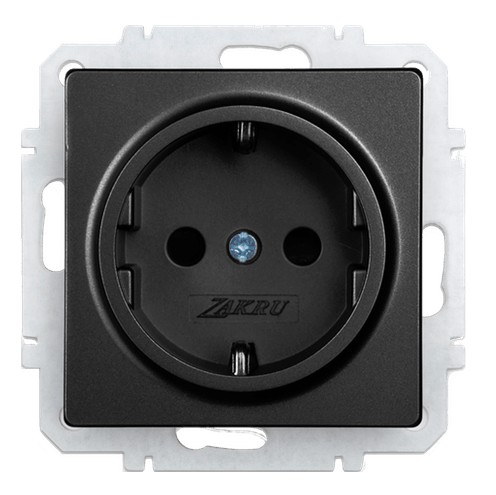 

Розетка Zakru Za215409 Черный