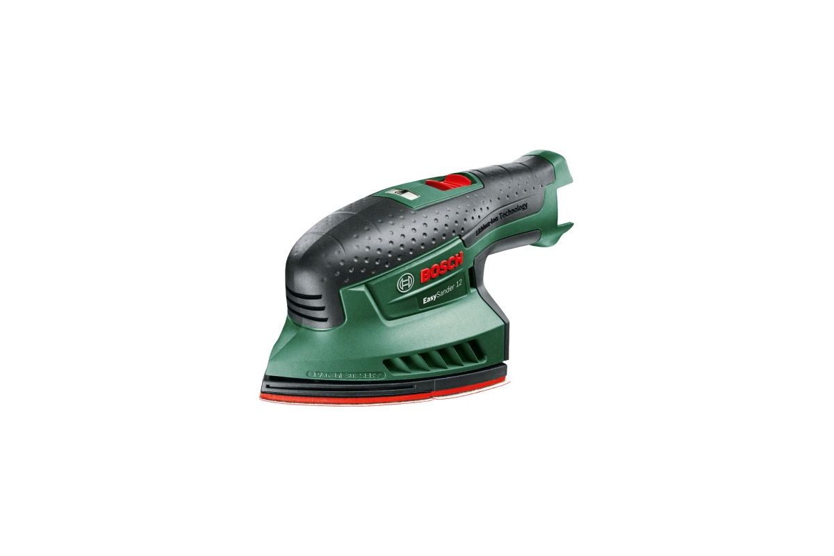 Машинка шлифовальная дельта Bosch EasySander 12 (060397690B) без акк. и з.у  - цена, отзывы, фото и инструкция - купить в Москве, СПб и РФ