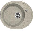 Изображение товара Кухонная мойка LAVA E1.SCA овальная серого цвета для встраиваемого монтажа