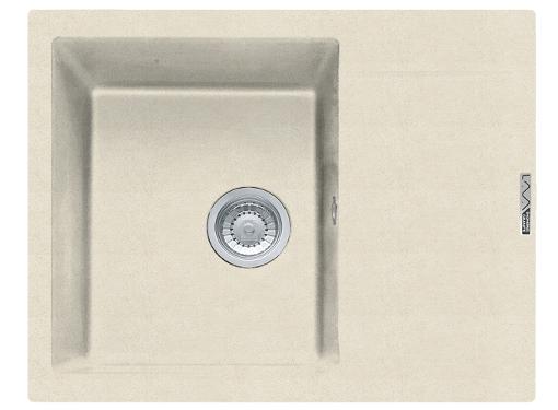 Изображение товара Кухонная мойка LAVA L7.CRE бежевый прямоугольная с одним отверстием