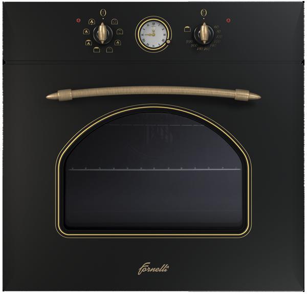 

Духовка электрическая Fornelli Fea 60 merletto an, Черный, Fea 60 merletto an
