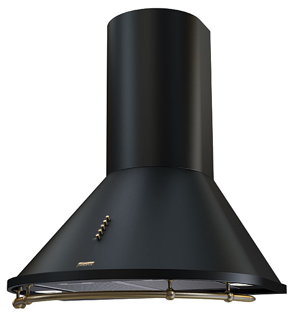 

Вытяжка Kronasteel Nikol 600 black/bronze push button, Nikol 600 black/bronze push button