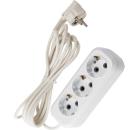 Изображение товара Удлинитель ENGY Гранд 1,7м 3 розетки с выключателями Белый