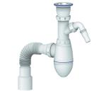 Изображение товара Сифон для кухни UNICORN B320V с отводом для стиральной машины