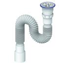 Изображение товара Сифон для умывальника UNICORN D220 800 мм нерж. сталь пластик