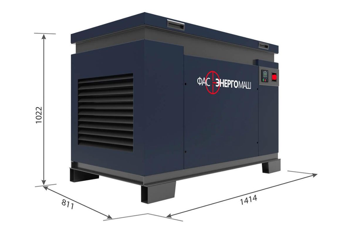 Газовый генератор ФАСЭНЕРГОМАШ ФАС-10-1/ВП - цена, фото - купить в Москве,  СПб и РФ