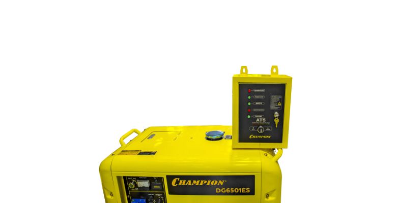 Дизельный генератор CHAMPION DG6501ES + ATS