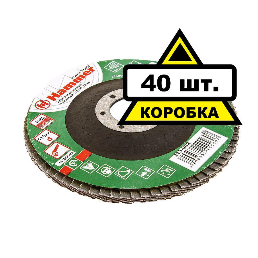 

Круг Лепестковый Торцевой (КЛТ) Hammer Ф115х22 p60