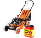 Газонокосилка бензиновая HAMMER Газонокосилка бензо KMT145SB + Топливная карта АИ-92 10л + Канистра топ 10л