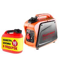 HAMMER GN1200i 1,2КВт+Топливная карта АИ-92 10л + Канистра 10л