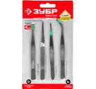 Набор пинцетов ЗУБР МАСТЕР 120 мм (22215-H4)