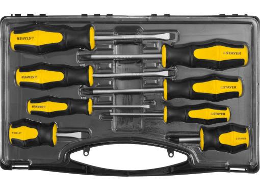 Изображение товара Набор отверток STAYER MASTER HERCULES 8 шт, профессиональный инструмент в кейсе