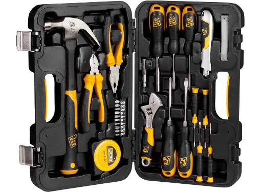 Изображение товара Набор инструментов JCB JST001 для ремонтных работ, 27 предметов