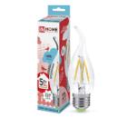 Изображение товара Светодиодная лампа свеча ASD IN HOME 5Вт E27 4000K 450Лм прозрачная