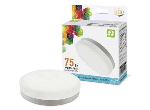   ASD LED-GX53-standard 8 230 4000