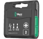 Изображение товара Набор бит WERA PZ2 25мм (WE-057762) - качественный комплект для работы с винтами Pozidriv