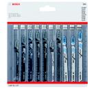 Изображение товара Набор пилок для лобзика BOSCH 10 шт. для дерева и металла