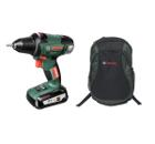 Изображение товара Аккумуляторная дрель Bosch PSR 18 LI-2 с двумя аккумуляторами, кейсом и подсветкой
