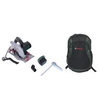 BOSCH Пила циркулярная PKS 66A (0603502022) + рюкзак Green (1619G45200)