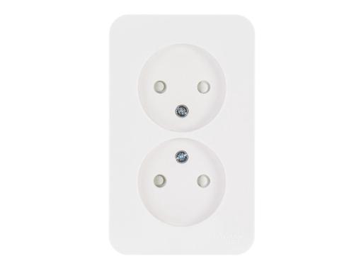Изображение товара Розетка Schneider Electric BLNRA001211 Blanca двухместная 16A 250V